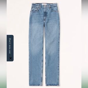 Abercrombie & Fitch 90’s Straight Ultra High Rise